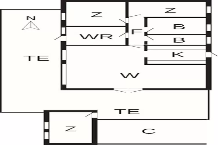 Familie strandhuis -- By Traum Ferienwohnungen - Plattegrond
