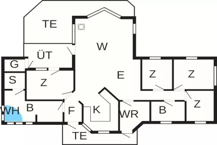 10 persoons vakantie huis in Græsted-By Traum - Plattegrond
