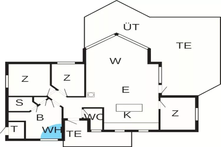 Luxe Spa-Retraite in Bork -- By Traum Ferienwohnungen - Plattegrond