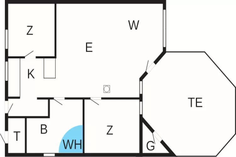 M68 W - Plattegrond