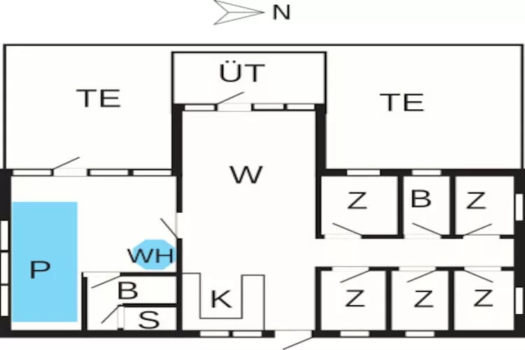 Rustige strand retraite -- By Traum Ferienwohnungen - Plattegrond