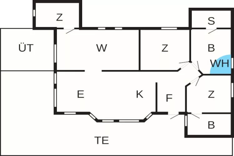 Luxe Spa Retreat in Blavand -- By Traum Ferienwohnungen - Plattegrond