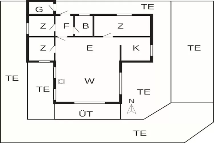 6 persoons vakantie huis in Dronningmølle-By Traum - Plattegrond
