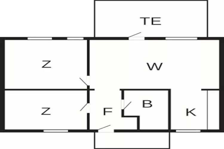 3 Vær.Havudsigt,2.etager,Premium - Plattegrond