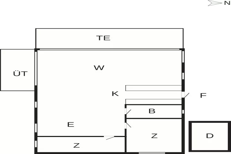 4 persoons vakantie huis in Hals-By Traum - Plattegrond
