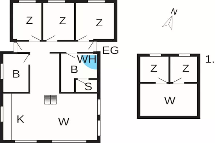 10 persoons vakantie huis in Væggerløse-By Traum - Plattegrond