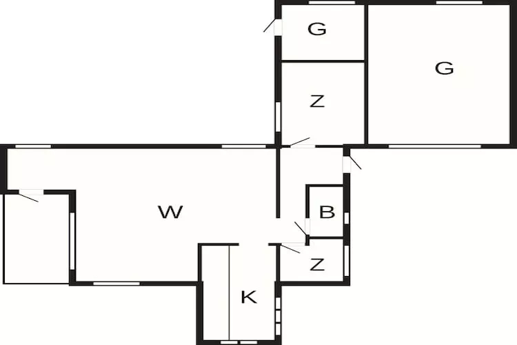 4 persoons vakantie huis in Løkken-By Traum - Plattegrond