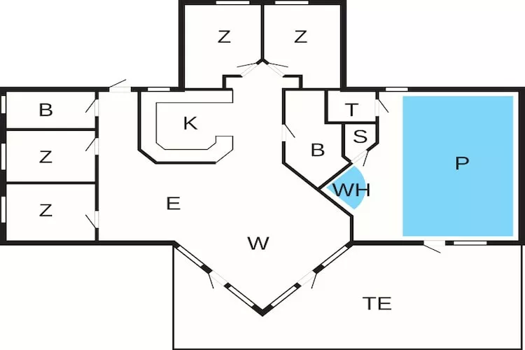 10 persoons vakantie huis in Gilleleje-By Traum - Plattegrond