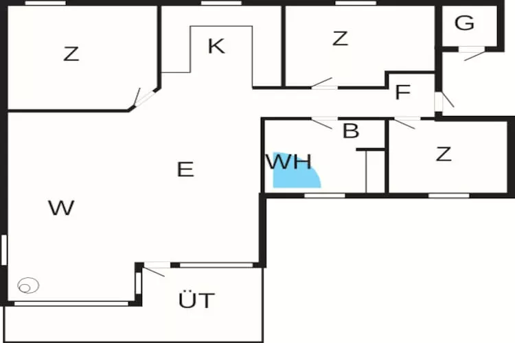 6 persoons vakantie huis in Højby-By Traum - Plattegrond
