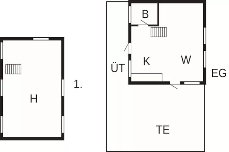 6 persoons vakantie huis in Aakirkeby-By Traum - Plattegrond