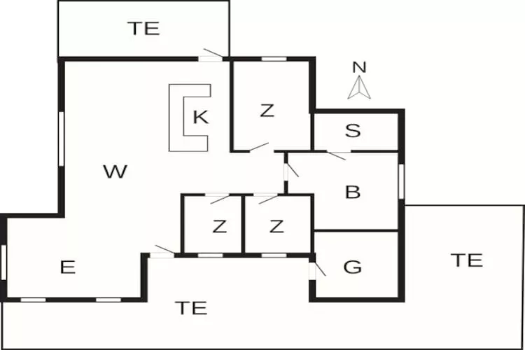 6 persoons vakantie huis in Ringkøbing-By Traum - Plattegrond
