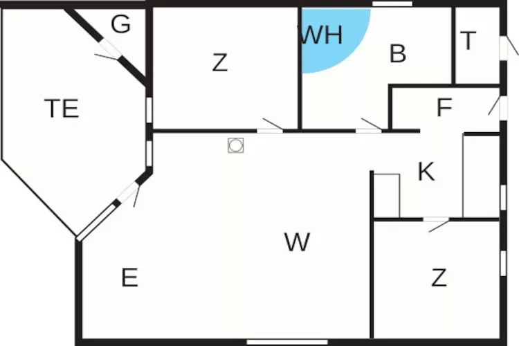 M68 W - Plattegrond