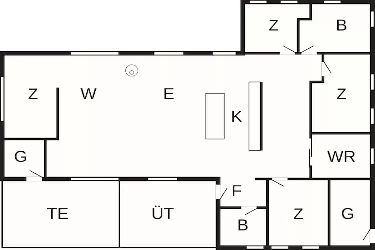 8 persoons vakantie huis in Ålbæk - Plattegrond