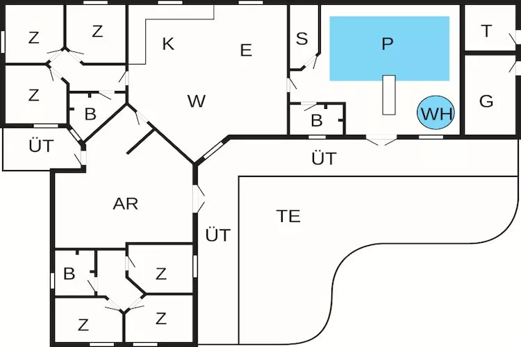 Luxe villa met zwembad -- By Traum Ferienwohnungen - Plattegrond
