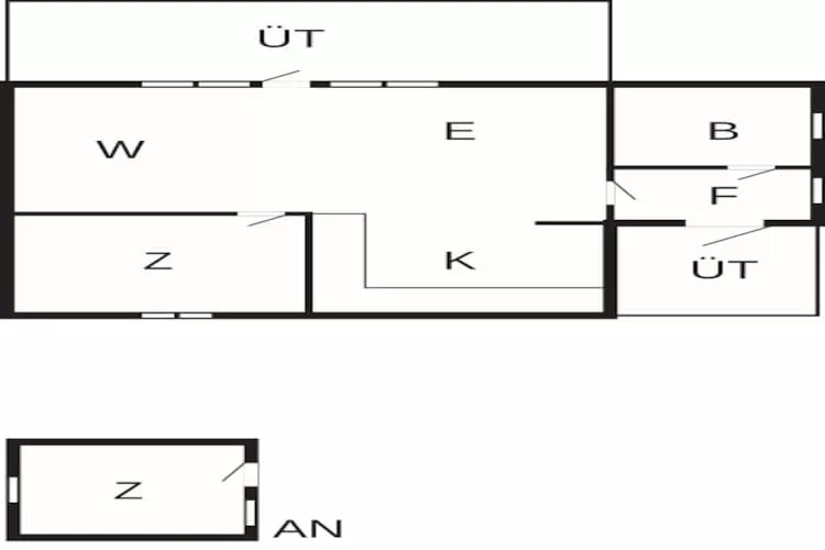 BADSTUGAN - Plattegrond