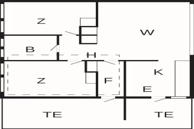 3½ room,House - Plattegrond