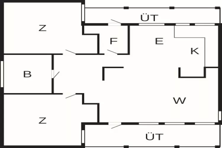 3 room, Standard - Plattegrond