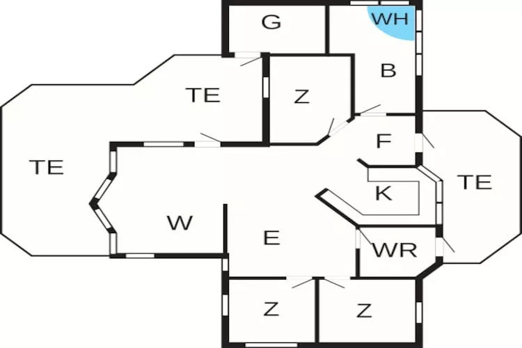 6 persoons vakantie huis in Oksbøl-By Traum - Plattegrond