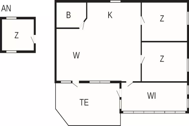 6 persoons vakantie huis in HÅCKSVIK-By Traum - Plattegrond