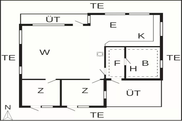 6 persoons vakantie huis in Harboøre-By Traum - Plattegrond