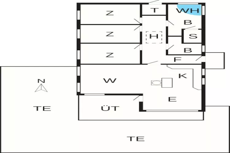 6 persoons vakantie huis in Hadsund-By Traum - Plattegrond