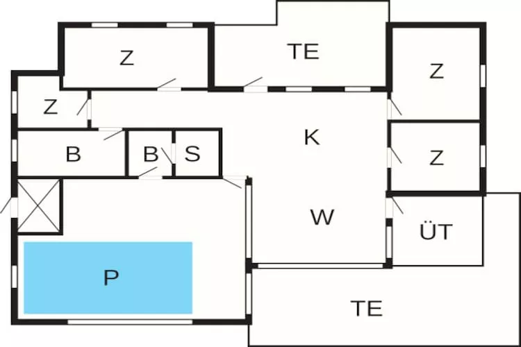 10 persoons vakantie huis in Hjørring-By Traum - Plattegrond
