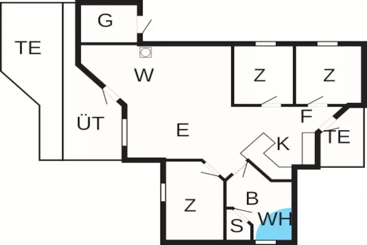 8 persoons vakantie huis in Rødby-By Traum - Plattegrond