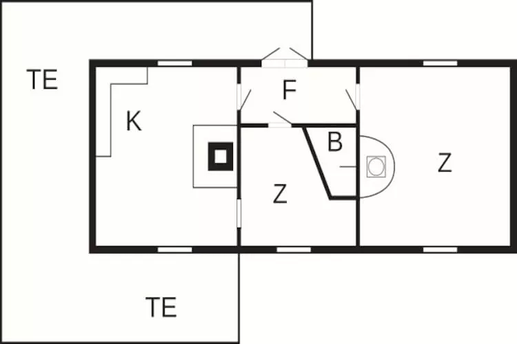 6 persoons vakantie huis in HOVA-By Traum - Plattegrond