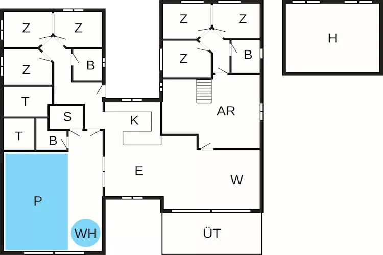 Luxe retraite met zwembad -- By Traum Ferienwohnungen - Plattegrond