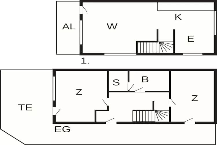 MERKUR 35+33 S DHH 1.RH. - Plattegrond