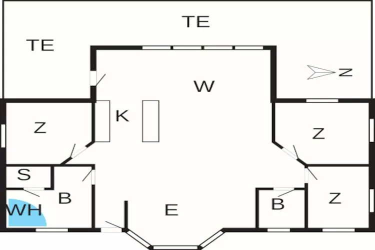 8 persoons vakantie huis in Hadsund-By Traum - Plattegrond