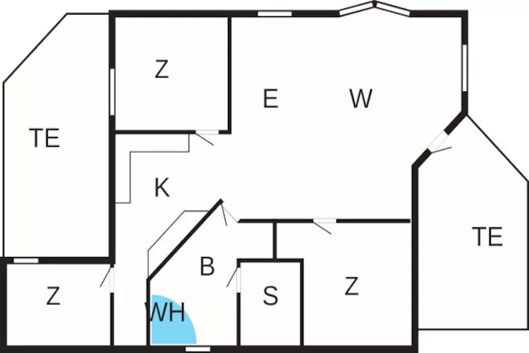 6 persoons vakantie huis in Rudkøbing-By Traum - Plattegrond