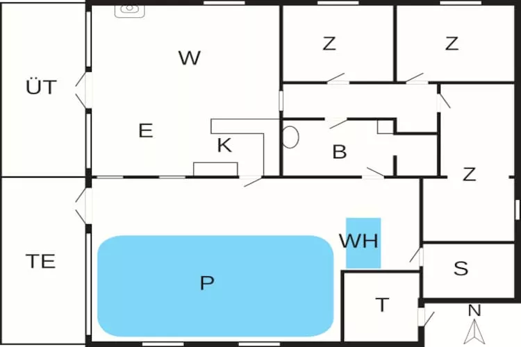 8 persoons vakantie huis in Ebeltoft-By Traum - Plattegrond