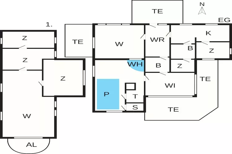 11 persoons vakantie huis in Thisted-By Traum - Plattegrond