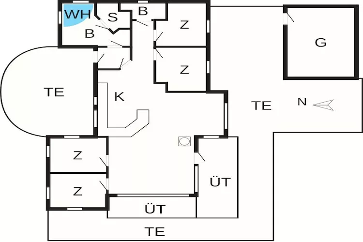 Gezellig strandhuis met spa -- By Traum Ferienwohnungen - Plattegrond