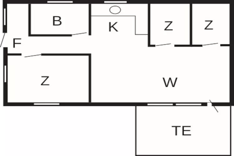 8 persoons vakantie huis in Stege-By Traum - Plattegrond