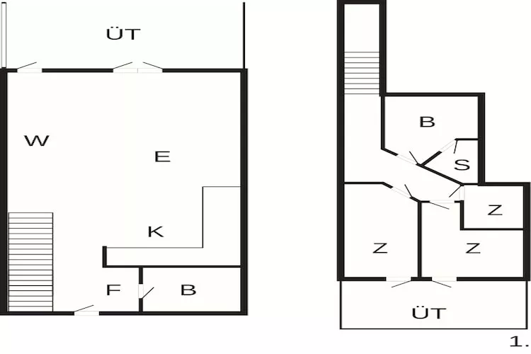 4 persoons vakantie huis in Ringkøbing-By Traum - Plattegrond