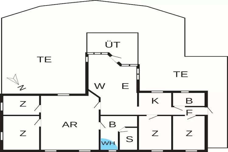 10 persoons vakantie huis in Væggerløse-By Traum - Plattegrond
