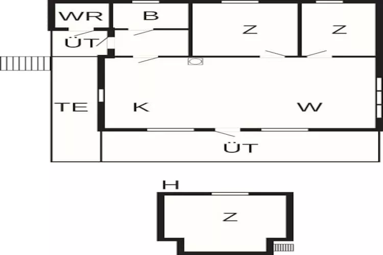 6 persoons vakantie huis in Bud-By Traum - Plattegrond