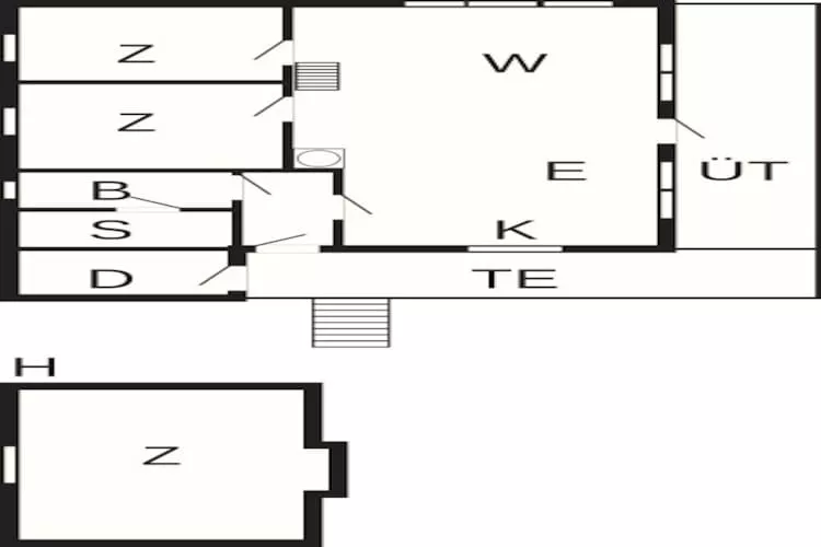 6 persoons vakantie huis in Bud-By Traum - Plattegrond