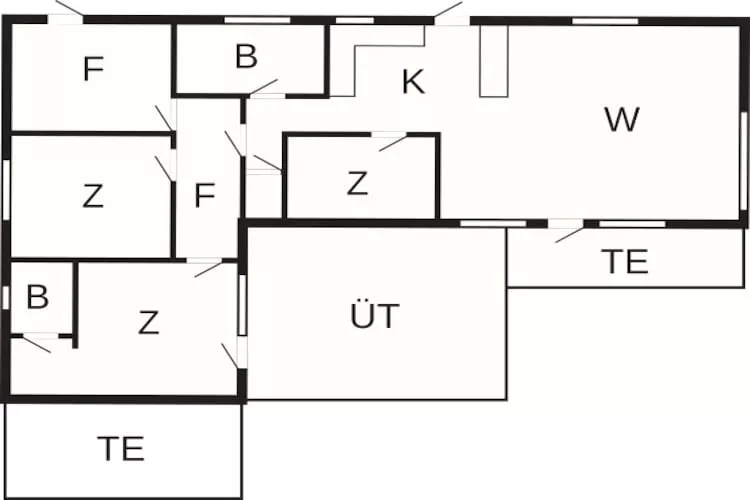 6 persoons vakantie huis in Tarm-By Traum - Plattegrond