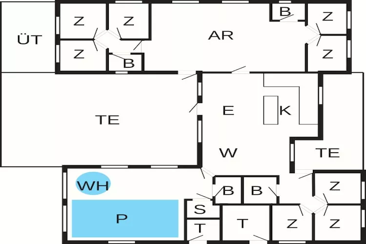 Luxe strandhuis voor 20 -- By Traum Ferienwohnungen - Plattegrond