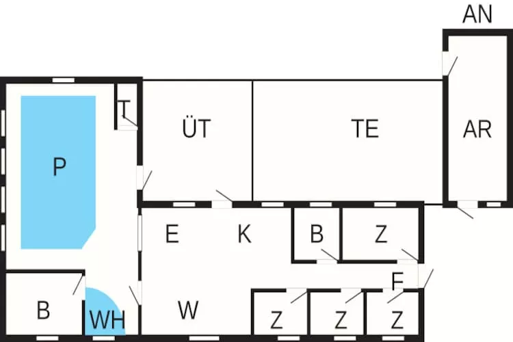10 persoons vakantie huis in Hadsund-By Traum - Plattegrond