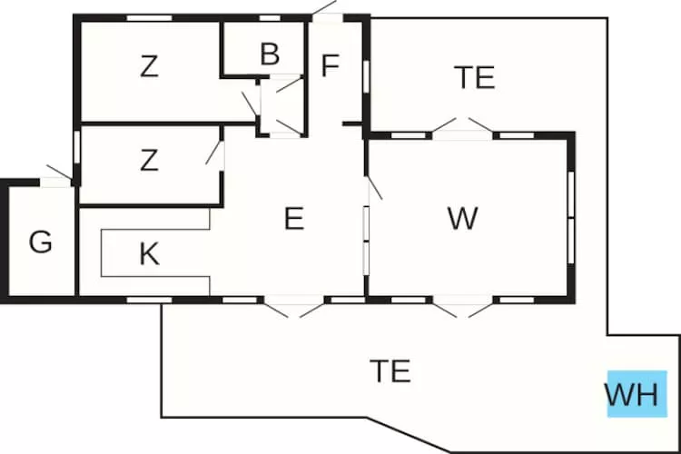 6 persoons vakantie huis in Vinderup-By Traum - Plattegrond