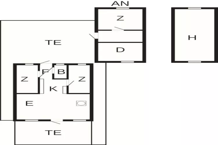 6 persoons vakantie huis in Ulfborg-By Traum - Plattegrond