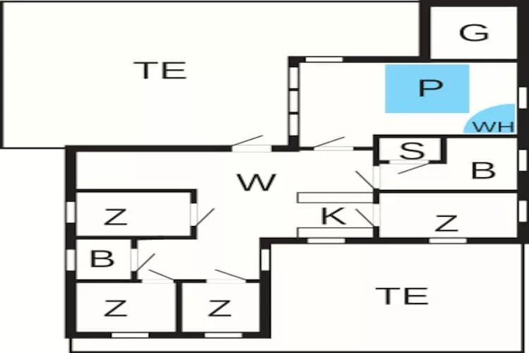 8 persoons vakantie huis in Hjørring-By Traum - Plattegrond