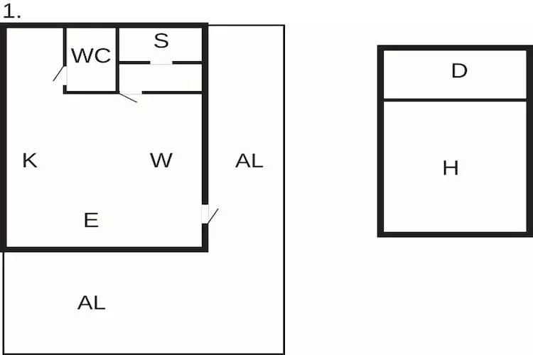 4 persoons vakantie huis in PÅRYD-By Traum - Plattegrond