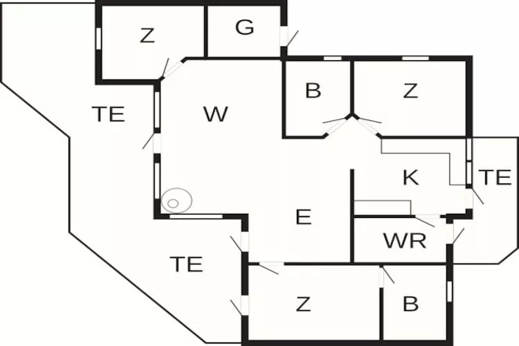 6 persoons vakantie huis in Vejby-By Traum - Plattegrond