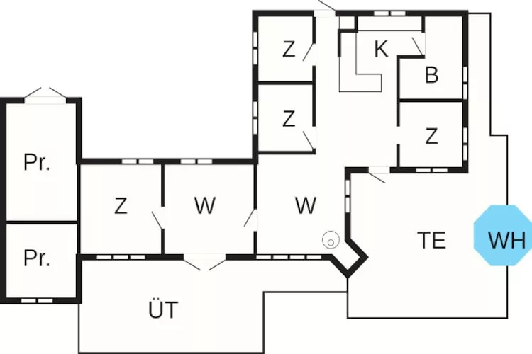 8 persoons vakantie huis in Gilleleje-By Traum - Plattegrond