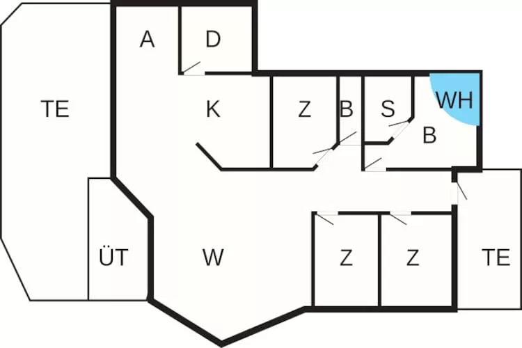 Rustige retraite aan zee -- By Traum Ferienwohnungen - Plattegrond